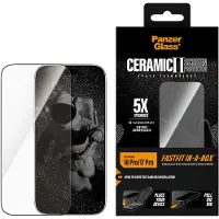 PanzerGlass Ceramic Screen Protector Apple iPhone 18 Pro | 17 Pro w. FASTFIT IN-A-BOX