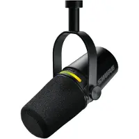 Shure MV7+-K - Mikrofon - 3-pin XLR, USB - sort - MFi Certified
