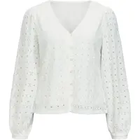 Object V-udskæring Puf Bluse