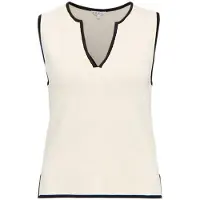 Object Viva V-neck Knit ærmeløs T-shirt