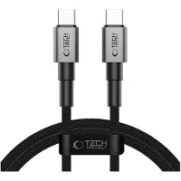 Tech-Protect UltraBoost DNA Type-C-kabel - PD 100W/5A, 100cm - jerngrå
