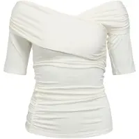 Object Off-shoulder Rynkeeffekt Top