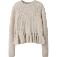 Name it Bluse - Strik - NkfLinda - Peyote - - 7-8 år (122-128) - Bluse