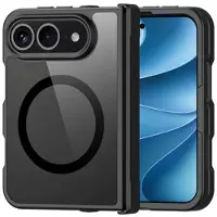 DUX iPhone Duo Aimo Hybrid Cover - Kompatibel med MagSafe - Sort