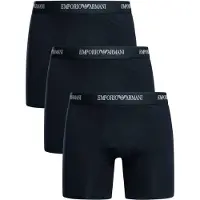 Emporio Armani Emporio Armanitil mænd. EM000261_AF14132 Sæt 3 Boxers Day marine (M), Afslappet, Bomuld, Blå