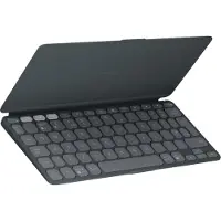 Logitech Keys-To-Go 2 Universal Portable Wireless Keyboard - Graphite - Tastatur - Nordisk - Sort