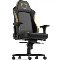 Noblechairs Hero - Stol - ergonomisk - armstøtter - vippe - drejeled - aluminium, polyurethan, velour, memory foam, koldskum, stålramme, veganerlæder (PU) - The Elder Scrolls Online Edition
