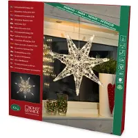 Konstsmide 6110-103, Dekorativ lysfigur, Transparent, Plast, IP20, 32 pære(r ), LED