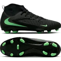 Nike Phantom 6 Club High Cut MG Shadow - Sort/Grøn - Multi Ground (MG), størrelse 44½