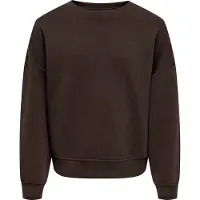 Kids Only Sweashirt - KogSweat - Coffee Bean - - 7-8 år (122-128) - Sweatshirt
