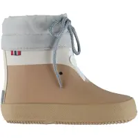Viking Gummistøvler - Alv Barefoot - Beige m. Print - - 21 - Gummistøvler