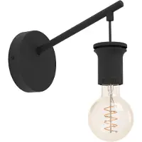 Eglo CAPOLIVERI-E VÆG L120 H140 E27 SORT