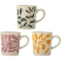 Bloomingville Fauni kop Multi, 3 dele