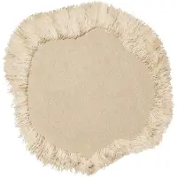 Ferm Living Norte juletræstæppe Ø120 cm Natural