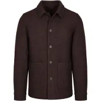 Suitable Overshirt Wool Bouclé Brun måle