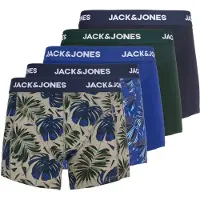 Jack & Jones Boksershorts 'JACHENDO' navy / grøn / khaki / hvid