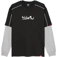 Quiksilver Funktionsskjorte grå-meleret / sort / hvid