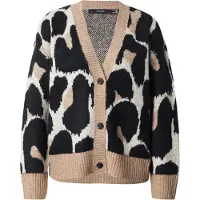 Vero Moda Cardigan beige-meleret / sort / sølv