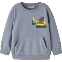 Name it Sweatshirt 'NMMVUGO' natblå / opal / brun / gul