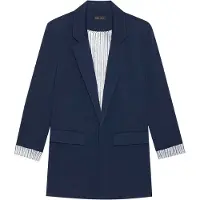 Anna field Blazer mørkeblå
