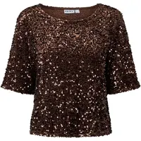 Pieces Bluse 'PCKAMMY' brun