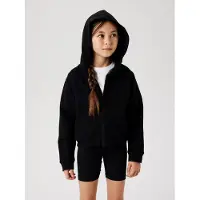 Name it Cardigan m. Hætte - Noos - NkfMillie - Sort - - 13-14 år (158-164) - Cardigan