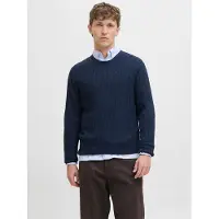 Jack & Jones Ensfarvet Striktrøje
