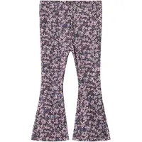Name it Bukser aubergine / pastellilla