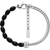 Diesel Armbånd sort / sølv