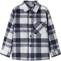 Name It Mini Skjorte mørkeblå / offwhite