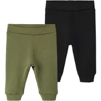 Name it Bukser oliven / sort