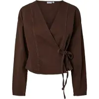 Pieces Shirts 'PCSILVIA' brun