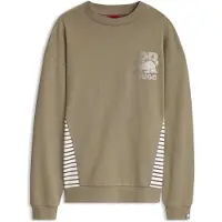 HUGO x RB sweatshirt i bomuld med tyremotiv