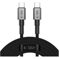 Tech-Protect UltraBoost DNA Type-C-kabel - PD 100W/5A, 300cm - Jerngrå