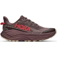 Hoka One One - Trail løbesko - Challenger 8 GTX W Black/Varsity Burgundy til Unisex - Størrelse 40 2/3 - Bordeaux