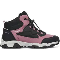 Geox Snowboots 'J MAGNETAR ABX' lysviolet / sort