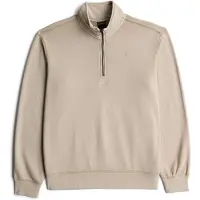 G-Star Unit Washed Half Zip Sweater - Beige - Men