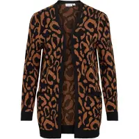 Vila Cardigan 'VITif' karamel / sort