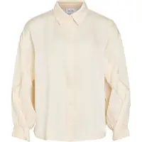 Vila Bluse lysebeige