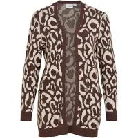 Vila Cardigan 'VITif' choko / offwhite