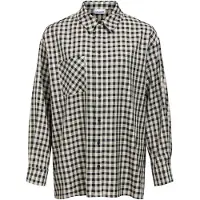 Object Bluse greige / sort
