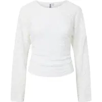 Pieces Pcalli Blonde Top Med Lange Ærmer