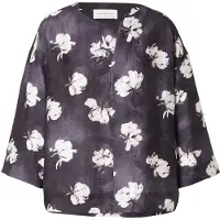 MSCH Copenhagen Bluse 'Albury Rianne' sort / hvid