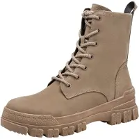 Tamaris Snørestøvletter mørkebeige