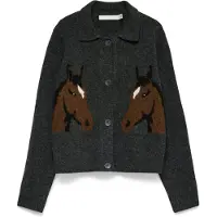 Vero Moda Cardigan 'VMCavallo' choko / mørkegrå
