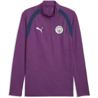 Puma Manchester City Træningstrøje 1/4 Lynlås Blå - , størrelse X-Large