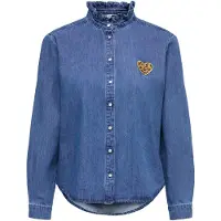 ONLY Bluse 'ONLWendy' blue denim