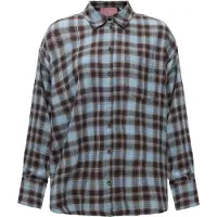 JJXX Bluse 'JXJAMIE' himmelblå / brun