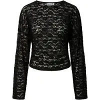 Pieces Pcalli Blonde Top Med Lange Ærmer