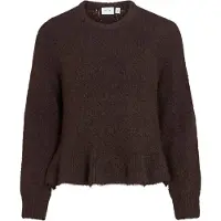 Vila Pullover 'VIBows' brun